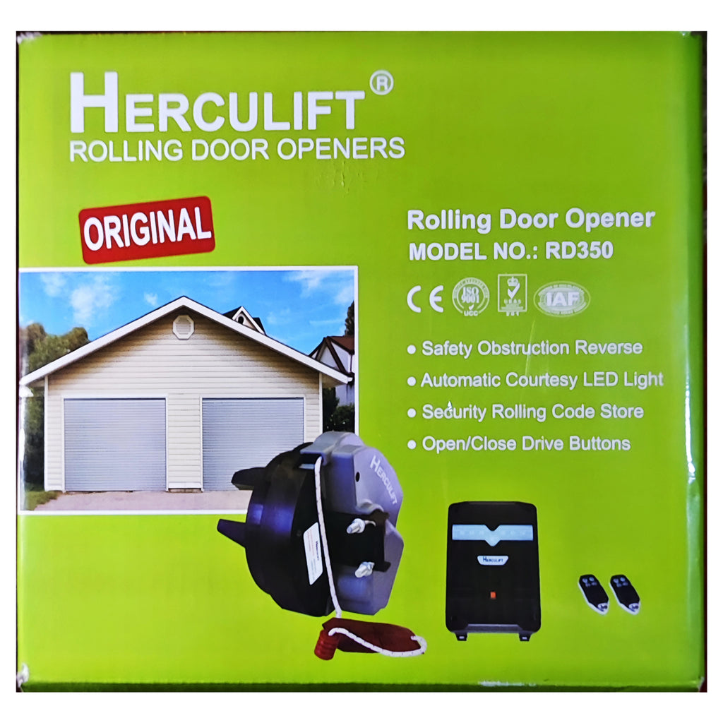 Herculift Garage Door Motor with 2 remote Controls